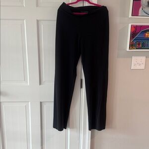 Chiara Boni Black Straight-Leg Pull-On Pants